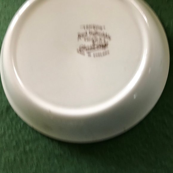 Antique Clarice Cliff TONQUIN  Brown Transferware small  5" bowl/plate - Picture 2 of 2